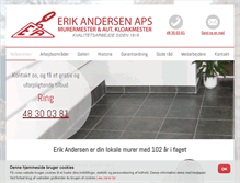 Tablet Screenshot of erikandersen.dk